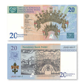 Poland 20 Zlotych, 2017, Commemorative, BNP821a, P191a, UNC (in folder)