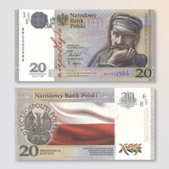 Poland 20 Zlotych, 2018, Commemorative BNP822a, P192a, UNC (in folder)