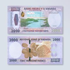 Rwanda 2000 Francs, 2024, B143a, UNC