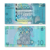 Samoa 10 Tālā, 2008, B114a, P39a, UNC - Robert's World Money - World Banknotes