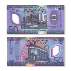 Samoa 50 Tālā, 2025, Polymer, B130a, UNC