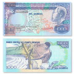 São Tomé & Príncipe 1000 Dobras, 1993, B302a, P64, UNC - Robert's World Money - World Banknotes