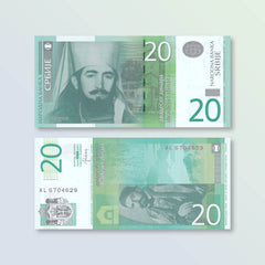 Serbia 20 Dinars, 2013, B415b, P55b, UNC