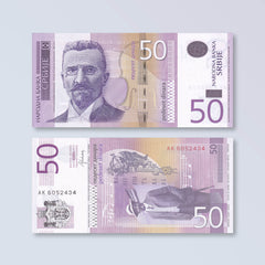 Serbia 50 Dinars, 2014, B416b, P56b, UNC