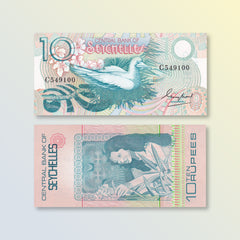Seychelles 10 Rupees, 1983, B401a, P28a, UNC