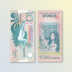 Seychelles 10 Rupees, 1983, B401a, P28a, UNC