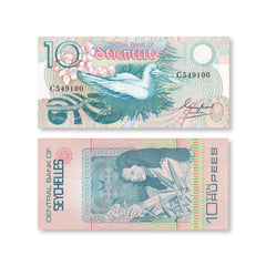 Seychelles 10 Rupees, 1983, B401a, P28a, UNC