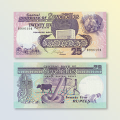Seychelles 25 Rupees, 1989, B406a, P33, UNC