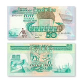 Seychelles 50 Rupees, 1989, B407a, P34, UNC