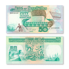 Seychelles 50 Rupees, 1989, B407a, P34, UNC