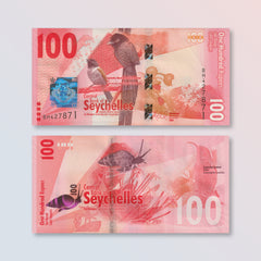 Seychelles 100 Rupees, 2016, B421a, P50, UNC