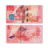 Seychelles 100 Rupees, 2016, B421a, P50, UNC