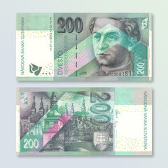 Slovakia 200 Koruna, 2006, B410c, P45, UNC