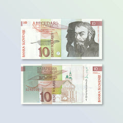 Slovenia 10 Tolarjev, 1992, B301a, P11a, UNC