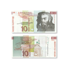 Slovenia 10 Tolarjev, 1992, B301a, P11a, UNC