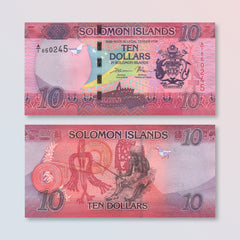 Solomon Islands 10 Dollars, 2017, B222a, P33