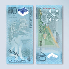 Solomon Islands 40 Dollars, 2018, 40th Independence, B226a, P37, UNC