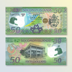 Solomon Islands 50 Dollars, 2026, CBSI 50-Year Commemorative, B230a, UNC
