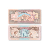 Somaliland 20 Shillings, 1996, B103b, P3b, EF