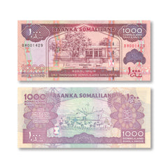 Somaliland 1000 Shillings, 2011, B123a, P20a, UNC