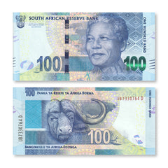 South Africa 100 Rand, 2015, B770b, P141b, UNC - Robert's World Money - World Banknotes