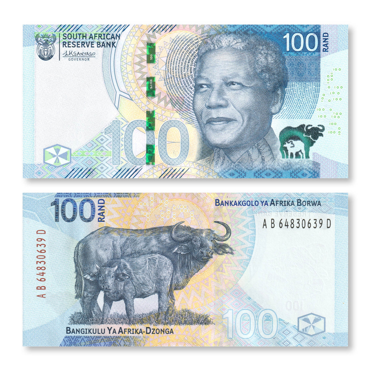 South Africa 100 Rand, 2023, B780a, UNC - Robert's World Money - World Banknotes