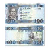 South Sudan 100 Pounds, 2019, B115d, P15, UNC