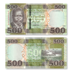 South Sudan 500 Pounds, 2020, B116b, P16, UNC