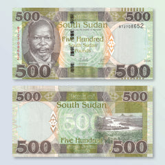 South Sudan 500 "South Sudan" Pounds, 2024, B120a, UNC