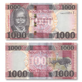 South Sudan 1,000 "South Sudan" Pounds, 2024, B121a, UNC