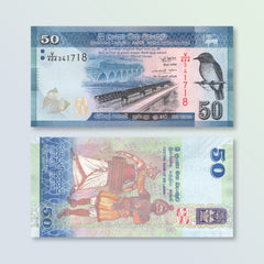 Sri Lanka 50 Rupees, 2022, B124h, P124, UNC