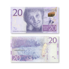 Sweden 20 Kronor, 2015, P69b, UNC