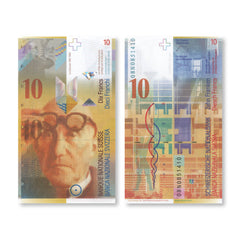 Switzerland 10 Francs, 2008, B349e3, P67c3, UNC