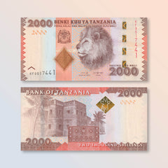 Tanzania 2000 Shilingi, 2020, B141c, P42, UNC - Robert's World Money - World Banknotes