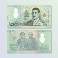 Thailand 20 Baht, 2024, Polymer, B200c, UNC