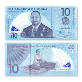 Tonga 10 Pa'anga, 2023, Brand New Series, B227a, UNC - Robert's World Money - World Banknotes