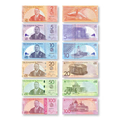 Tonga Full Set: Brand New 2023 Series, 2–100 Pa'anga, B225a–B230a, UNC - Robert's World Money - World Banknotes