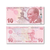Türkiye 10 Lira, 2009 (2017), B301f, P223, UNC
