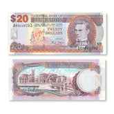 Barbados 20 Dollars, 2007, B228a, P69a, UNC - Robert's World Money - World Banknotes