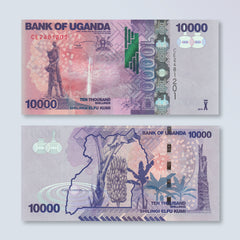 Uganda 10000 Shillings, 2019, B157f, P52, UNC