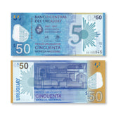 Uruguay 50 Pesos, 2017, B559a, P100, UNC - Robert's World Money - World Banknotes