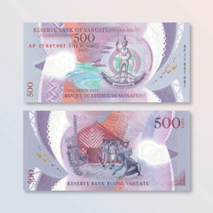 Vanuatu 500 Vatu, 2017, Polymer, B209a, P18, UNC
