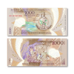 Vanuatu 1000 Vatu, 2020, Polymer, B210b, P13, UNC