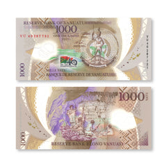 Vanuatu 1000 Vatu, 2020 Commemorative, 40th Independence, B215a, UNC