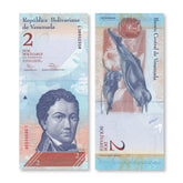 Venezuela 2 Bolívares Fuertes, 2012, B358e, P88e, UNC