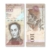 Venezuela 100 Bolívares Fuertes, 2012, B363g, P93f, UNC