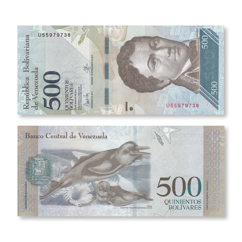 Venezuela 500 Bolívares Fuertes, 2017, B364b, P94b, UNC