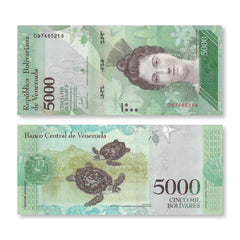 Venezuela 5,000 Bolívares Fuertes, 2017, B367c, P97c, UNC