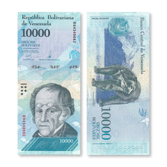 Venezuela 10,000 Bolívares Fuertes, 2017, B368b, P98b, UNC