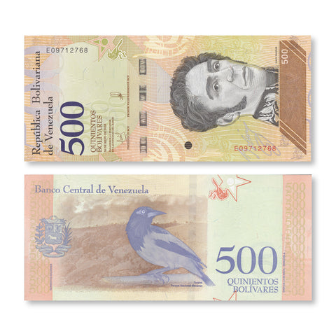 Venezuela 500 Bolívares Soberanos, 2018, B378b, P108b, UNC